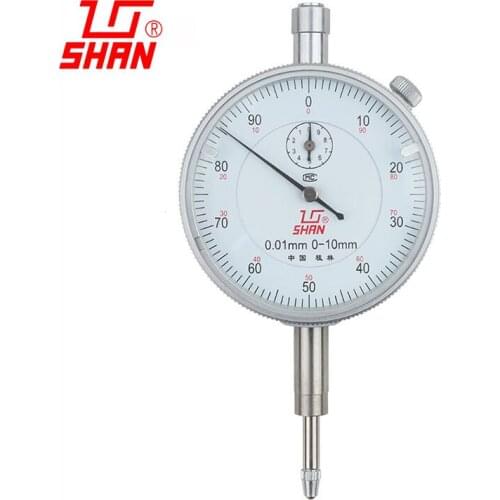 Precision 0.01mm Dial Indicator 0-10mm Meter Precise dial Gauge Resolution Indicator Gauge mesure instrument Tool dial gauge