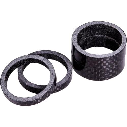 ZTTO Bicycle Headset Washer Stem Spacer 5 10 15mm Aluminum Alloy Carbon Ring Fit for 28.6mm Fork Steerer