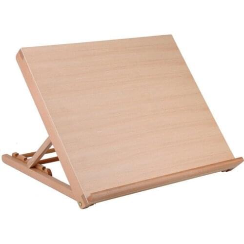 Folding Painting Wooden Sketch Easel Adjustable Artist Wood Drawing Board Easel Stand Holder Floor Studio Sketching Board