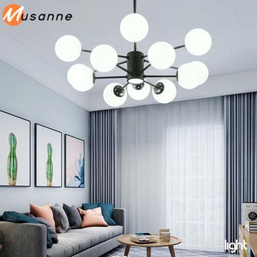 Nordic magic bean molecular led pendant lights, ceiling chandelier in living room / dining room / bedroom / ceiling indoor