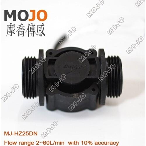 Hall Flow Sensor MJ-HZ25DN 2-60L/min G1" Intelligent Water Dispenser Water Flow Meter 5pcs/lot