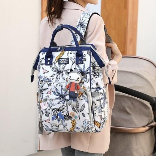 High Capacity Dry and Wet Separation Baby Nursing Bags 2021 New Mommy Bags Waterproof Keep Warm Travel Nappy Backpacks