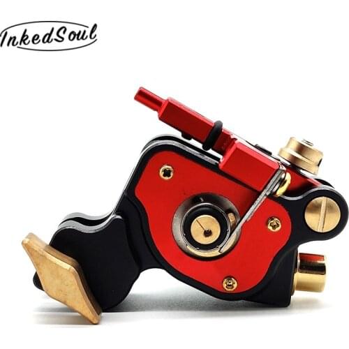 Custom Handmade Spring Coil Type Rotary Tattoo Machine Adjustable Armature Bar Powerful Motor