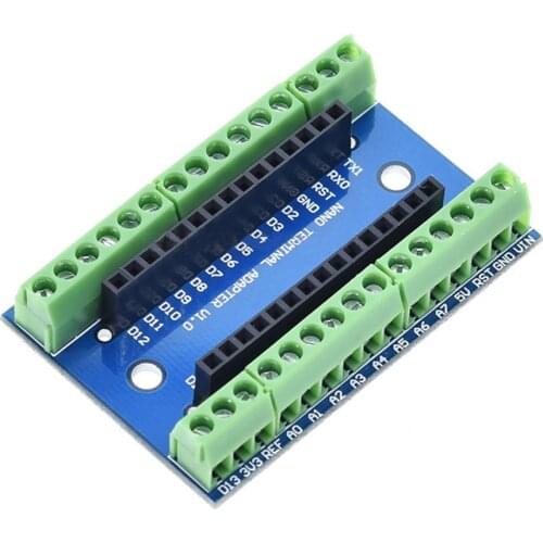 10pcs NANO V3.0 Controller Terminal Adapter Connector Expansion Board Shield Simple Extension Plate For Arduino AVR ATMEGA328P