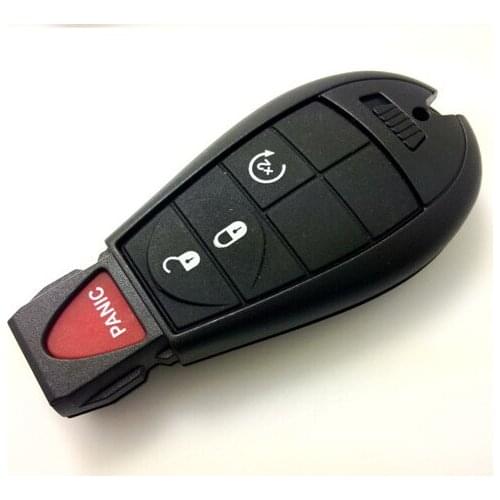 2PCS/lot For Chrysler Cherokee Smart Remote Key 4 Button With ID46 Chip 433Mhz Car Alarm Keyless Entry Fob