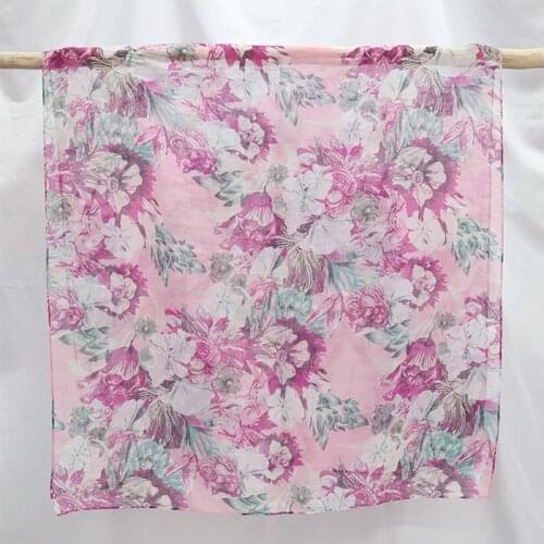 2020 New Beautiful Flower Printed Scarves And Shawls Long Soft Floral Scarf Wrap Hijab Free Shipping