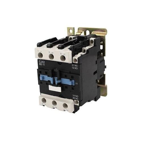 220V Coil Volt Air Condition 3 Phrase 1NO 1NC AC Contactor CJX2-6511