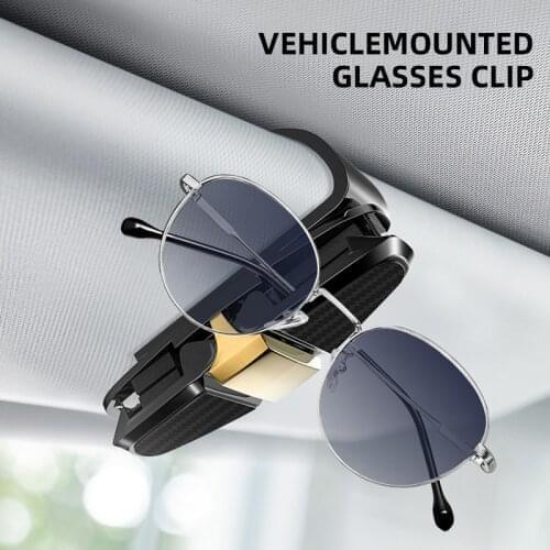 ABS Auto Glasses Sunglasses Clip car Accessories Stickers For Toyota alphard Tundra PRADO 4Runner Avensis Aygo REIZ Accessories