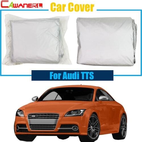 Cawanerl Car Cover Sun Shield Rain Snow Resistant Anti UV Sun Shade For Audi TTS Free Shipping