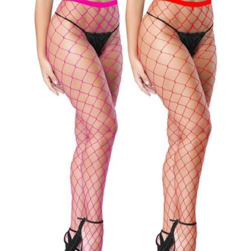 Hollow Female Sexy Anti-hook Stockings Fishnet Stocking Summer Thin Pantyhose Tights Shaping Elastic Mesh Stockings Breathable