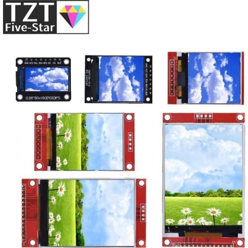 0.96/1.3/1.44/1.8/2.4/2.8/3.5 Inch TFT Color Screen LCD Display Module Not OLED Drive ST7735 ILI9341 Interface SPI for Arduino