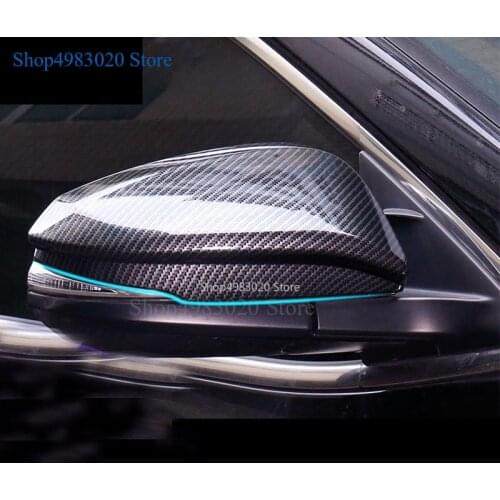 For Toyota Highlander 2015 2016 2017 2018 ABS Chrome Rear View Rearview Mirror Case Cap Cover Trim car styling Accessories