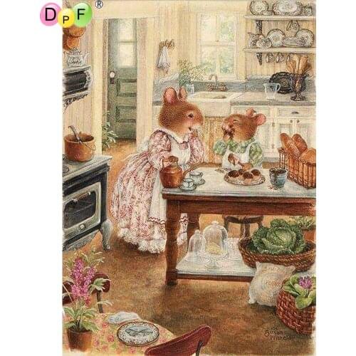 DPF 5D Round/Square full Diamond Painting Cross Stitch Crafts Diamond Embroidery Mosaic Needlework kits Home Decor