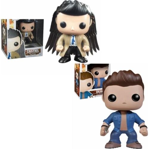 Supernatural model Dean #94 Castiel #95 with wings Action Figure Toy