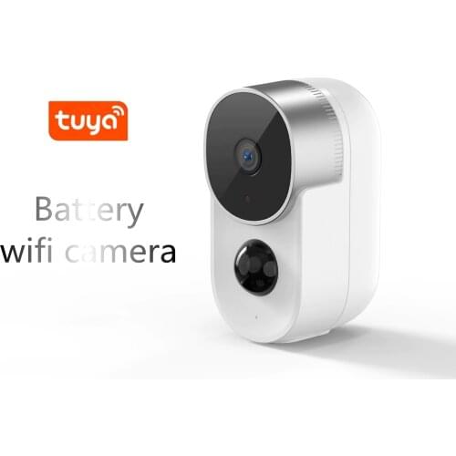 Tuya Camera Smart Home WiFi Camera Rechargeable Low Power Outdoor Weatherproof Two Way Audio Night Vision Surveillance camera