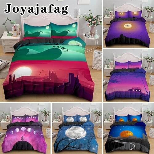 Fantasy Starry Night Bedding Set Full Single Queen King Size Duvet Cover With Pillowcase Luxury Bed Sets Soft Fabric Bedclothes