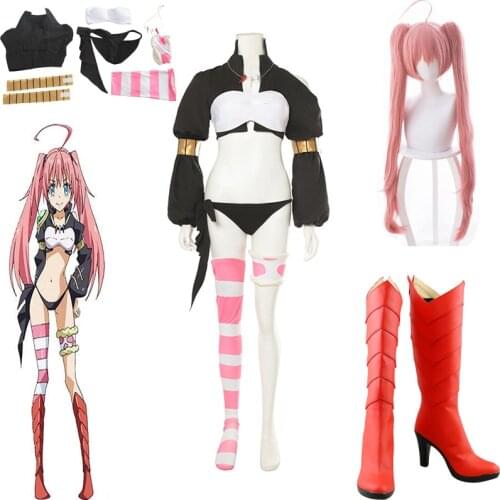 Silme Milim Cosplay Costume That Time I Got Reincarnated as a Slime Anime Cosplay Costume Tensei shitara Slime Datta Ken