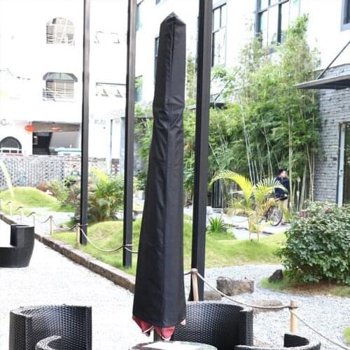 Lightweight Patio Umbrella Cover Sunshade Waterproof Breathable Windproof UV Resistant Oxford Cloth Parasol Covers