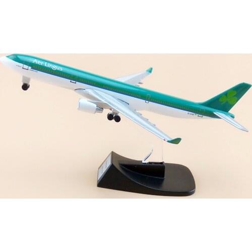 Alloy Metal Airplane Model Air Aer Lingus Airbus 330 A330 Airlines Airways Plane Model W Stand Wheels Aircraft Gift 13cm