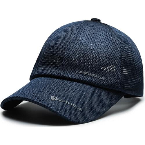 Summer Baseball Cap For Men Uv Protection Sun Hats Women Breathable Mesh Riding Outdoor Sport Visor Snapback Tennis Golf Cap