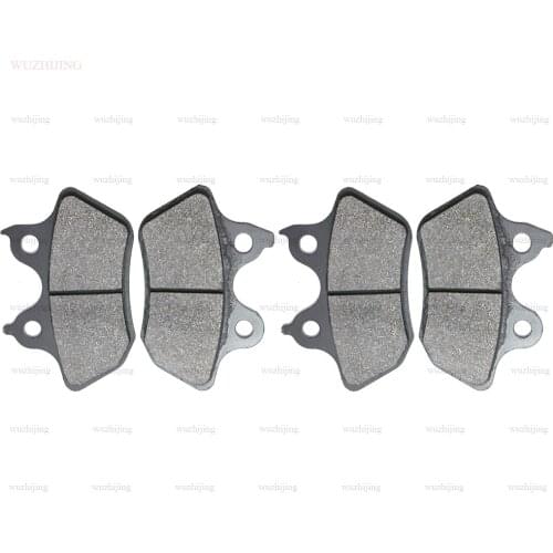 Brake Shoe Pads set fit Harley 1584 FXDC Super Glide Custom FXDL Low Rider FXDWG Wide Glide (07) XLH 883 R Flat Track (00-04)