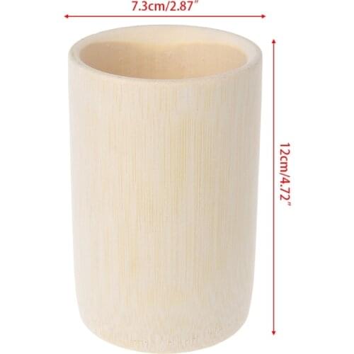 Natural Bamboo TeaTraditional Handmade Natural Solid Bamboo Cup For Tea Sake Coffee Juice Drinks