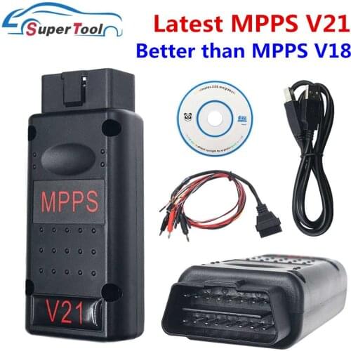 Newest MPPS V21 ECU Chip Tuning Scanner MPPS V21 With Breakout Tricore Cable Car Tool Better Than MPPS V18 V18.12.3.8