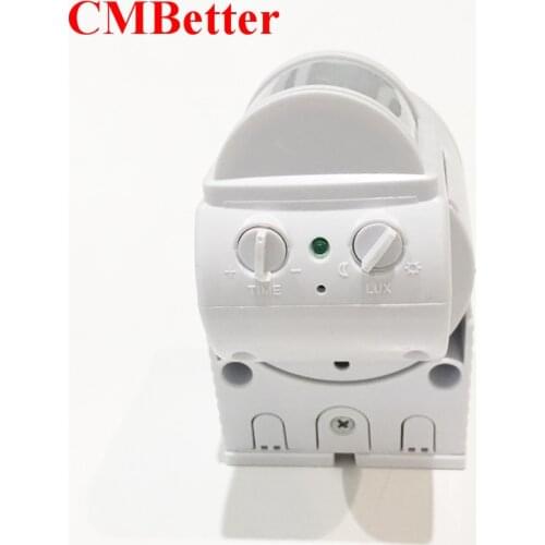 New Adjustable 220-240V 50Hz 180 Degree Intelligent PIR Infrared Motion Sensor Detector Movement Switch led sensor switch CM080