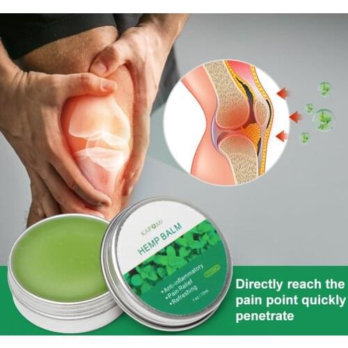Hemp pain relief cream, neck and knee pain cream, herbal oil cream, Refreshing muscle massage cream, 10/20/30ml, 1PCS