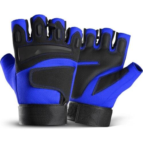 Outdoor Cycling Gloves Mens Half-finger Mountaineering Fitness Protection Cycling Non-slip Wear-resistant Shock Absorption