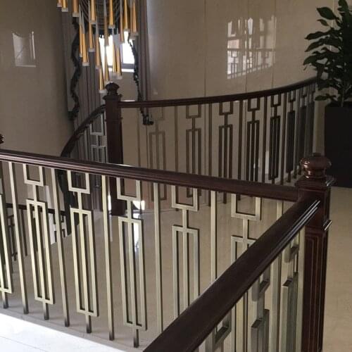 BT-022 Stair handrail railing column villa duplex loft fence platform bay window balcony stainless steel simple guardrail