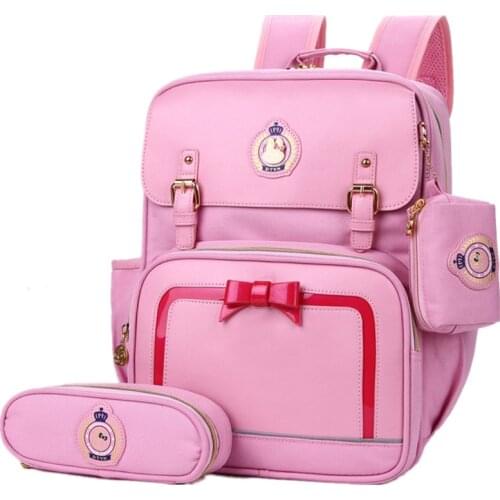 School Bags children backpacks For kid girls Lightweight waterproof school bags child orthopedics schoolbags 3pcs/set mochilas