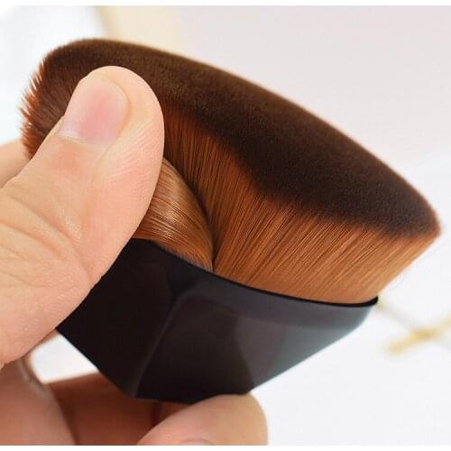 1Pcs Silicone Foundation Brush BB Cream Makeup Brushes Loose Powder Flat Brush Kit Make up Tool for Cosmetics