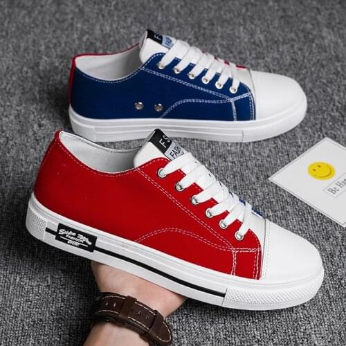 Fashion Men Canvas Shoe 2021 New Comfy Breathable Anti-Odor Male Casual Shoes Summer Wear Resitant Non-slip Boy Vulcanized Shoes