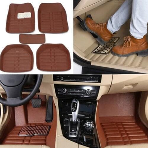5 Pcs Universal Car Auto Floor Mats Front&Rear Carpet For All Car Perodua Alza Bezza Axia Viva Myvi City Hilux Car Accessories