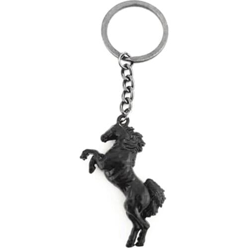 Vintage Brass horse Ornaments Pure Copper Keychains Animal horse Pendants Charms Pen Holder Desk Decorations Handmade Craft 2020
