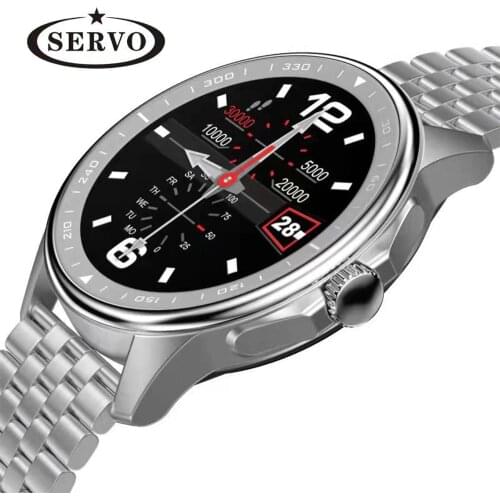 SERVO Bluetooth Waterproof smart watch ECG Heart rate Blood pressure sprots Fitness Mens Smart Watches For Android IOS iPhone