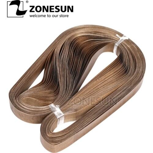 ZONESUN For Sealing Machine 50pcs/lot 750*15mm Belt For FR-900 /SF-150 Band Sealer/Plastic Bag/Plastic Film Sealer
