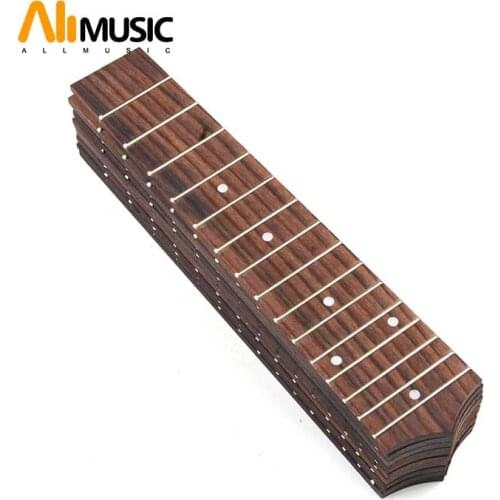 1 pcs 21 Inch Soprano Ukulele Fretboard 15 Fret Hawaii Rosewood Ukulele with 4mm Dot Fingerboard Replacement