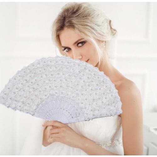4 Types Wedding Feather Fan Bride Handheld Non-Folding Fans Cool Fans Wedding Photo Shooting Home Decoration Prop Wholesale