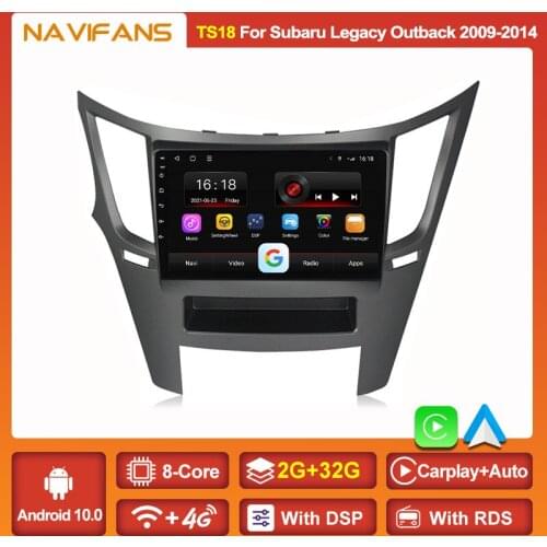2 Din 9"IPS Screen Android 11 Carplay Auto For Subaru Impreza Outback 3 4 Legacy 5 2009-2014 Car Multimedia Player Radio DSP GPS