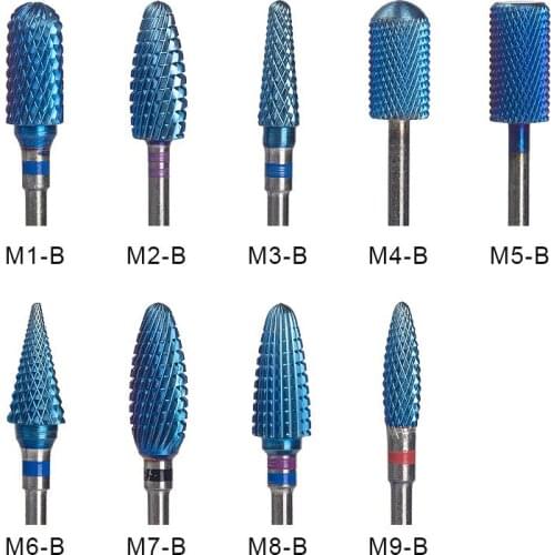 Alloy Color Titanium Tungsten Steel Single-head Trim Nail Polisher Electric Polisher Nail Tool for Manicure Accessories