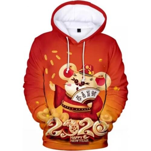 Childrens Hoodies New 3D Hoodie Anime Mouse Hoodies Kpop Luck Treasures Fill The Home Chothes Mouse Outwear New Ye Kids Clothes