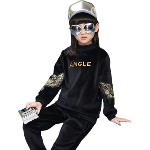 New Toddler Autumn Winter Long Sleeve Costume Baby Girl Clothes Kids Outfit Suit Children Clothing Set 3 4 5 6 7 8 9 10 Years