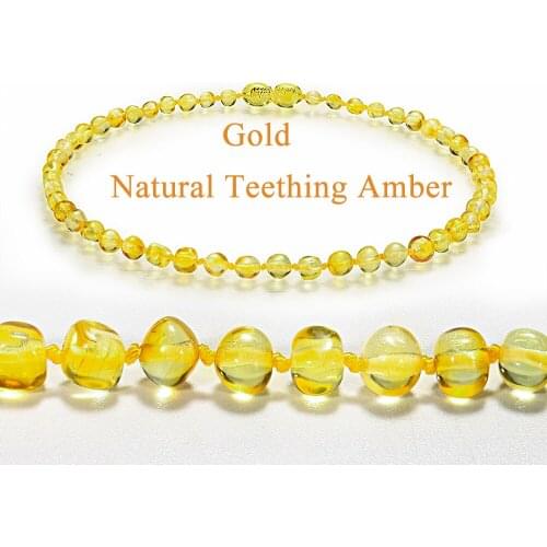 Baby Teething Amber Bracelet Necklace for Boys Girl Women Ladies Gift Amber Beads Natural Baltic Amber Neckace Jewelry Gifts