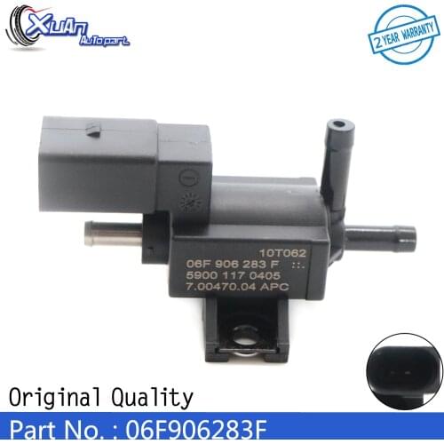Xuan Turbocharger Boost Pressure Control Solenoid Valve 06F906283F for Audi A3 A4 A5 Q3 Q5 Volkswagen Beetle CC EOS GTI 2.0T