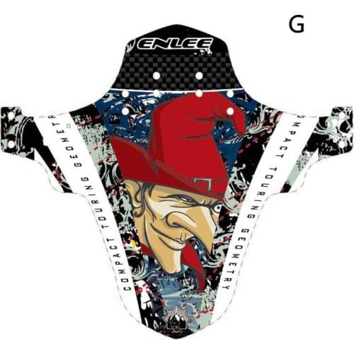 ENLEE MTB Bike Front Fork Rear Wheel Mudguard 265mm Fenders Ultrathin Fender Iamok Bicycle Parts