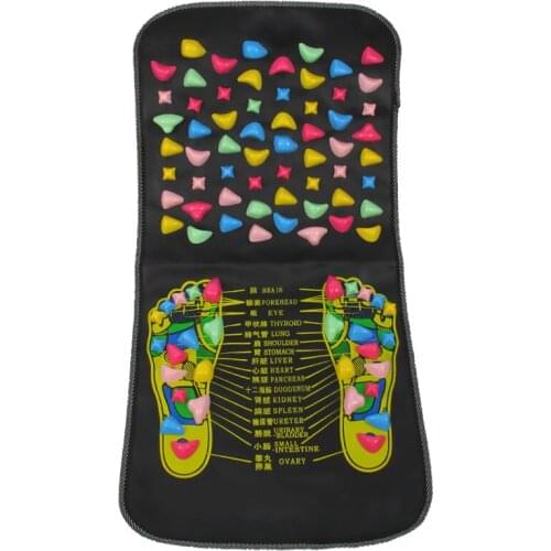 Chinese Reflexology Walk Stone Pain Relieve Foot Leg Spa Massage Mat Health Care Dropshipping --01