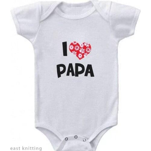 Jumpsuits Toddler Girl Summer Baby Clothes New Born Baby Romper Cotton Love Papa Fall Newborn Costume Boy Clothing for Babies