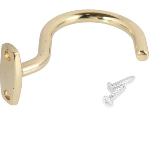 Billiard Cue Hook & Mounting Screws for Pool Table - Lightweight, Sturdy